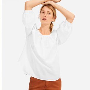 Everlane Ruched Air Blouse